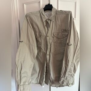 Columbia Men's Light Tan Shirt Jacket